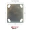 Service Caster 8 Inch V Groove Semi Steel Wheel Rigid Caster with Roller Bearing SCC-30R820-VGR - alternate 2